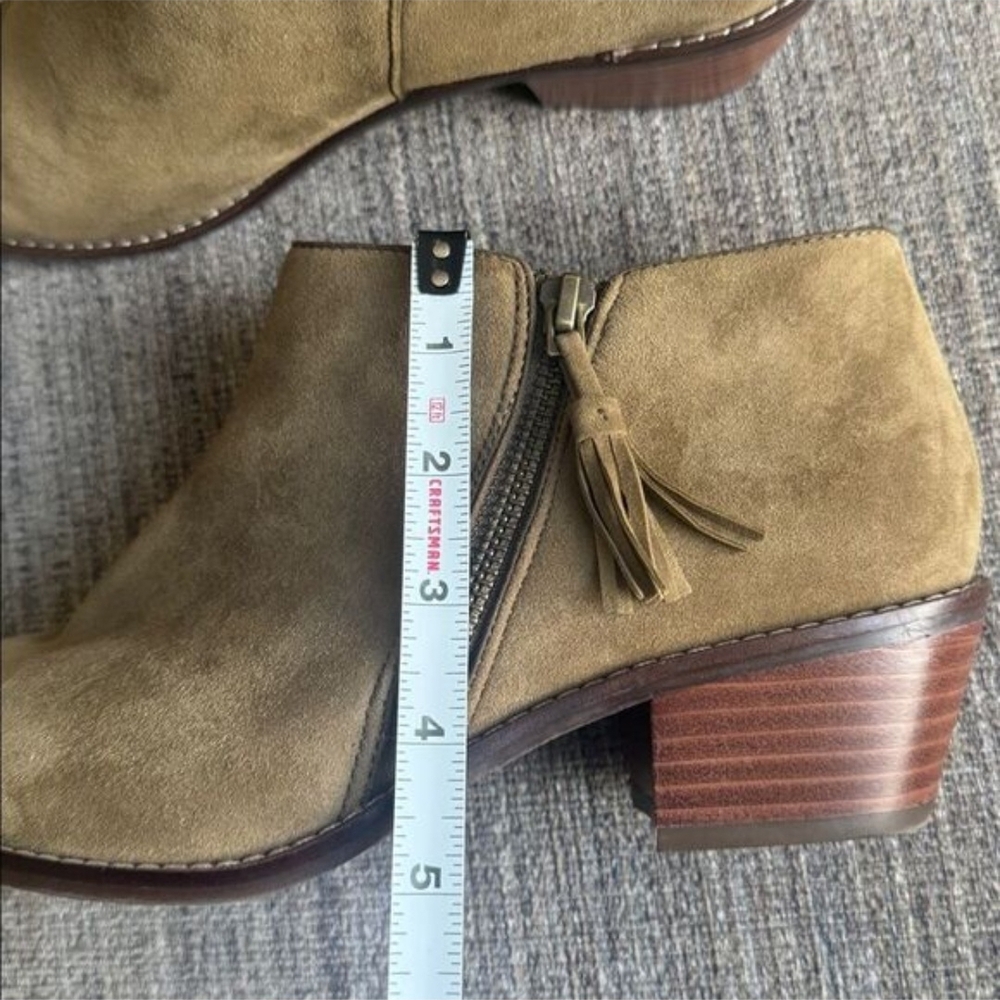Vionic Serena Suede Ankle Boots Booties Sz 8.5 Excellent Condition - Picture 7 of 12